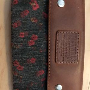 Jack Wills floral faux leather wallet